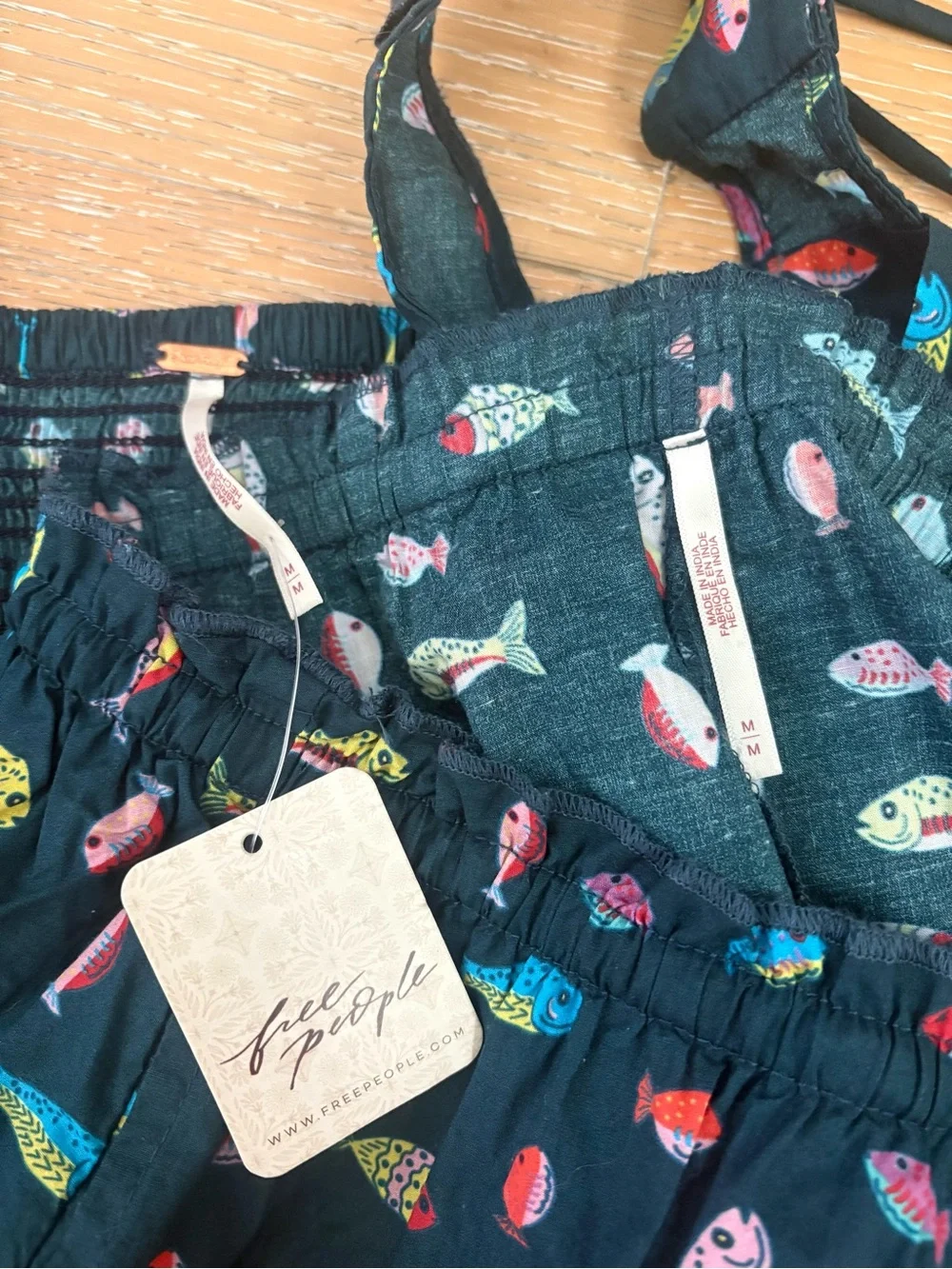 Free People Ellis Printed Fish Set